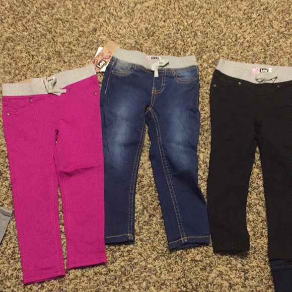 3 pair Toddler Lee skinny jeans with soft waist - Picture 3 of 3